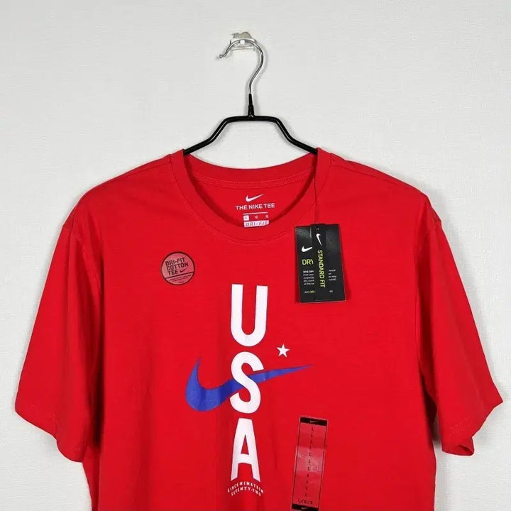 [BUNJANG] Nike USA Red Short Sleeve T-Shirt Men&