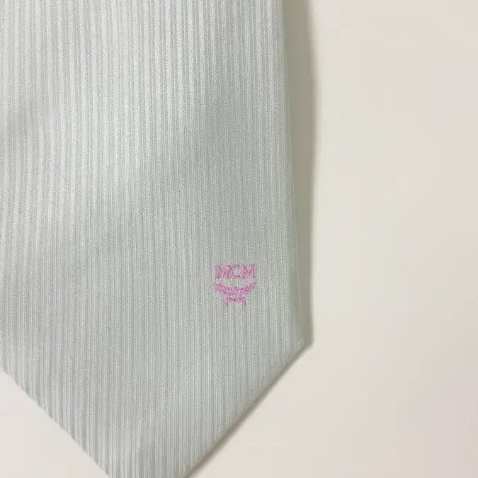 [BUNJANG] MCM Silk Necktie Blue Pattern / MCM 실크 넥타이 블루 패턴