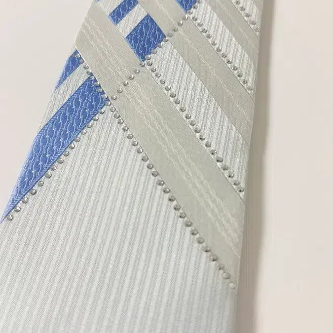 [BUNJANG] MCM Silk Necktie Blue Pattern / MCM 실크 넥타이 블루 패턴