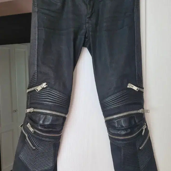 [BUNJANG] Saint Laurent Leather Panel Jeans / 생로랑 레더패널진 28
