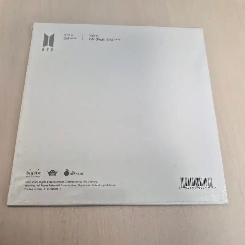 [BUNJANG] BTS Map of the Soul 7 ON LP Vinyl (Sealed) / [미개봉] BTS map of the soul 7 ON LP 바이닐