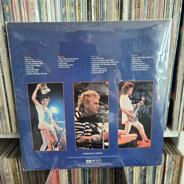 [BUNJANG] Queen Wembley Live Concert LP Set (2 Discs) / 퀸 Queen 웸블리 라이브 공연  LP판 2장 민트급