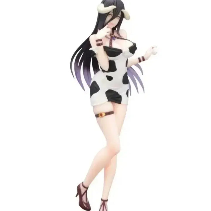 [BUNJANG] Overlord Albedo Mini Dress Spotted Design Figure (Sealed) / 미개봉 오버로드 알베도 미니드레스 얼룩무늬 피규어