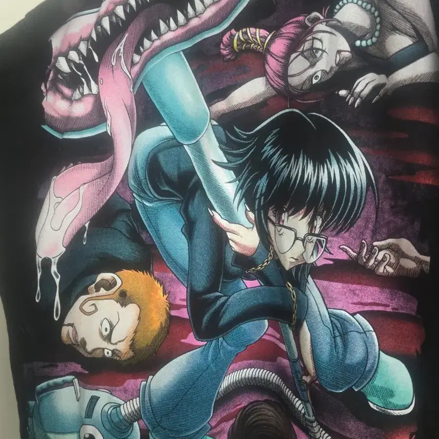 [BUNJANG] Hunter x Hunter Shizuku Large Silk Screen Printing T-Shirt XL / 헌터헌터 시즈크 실크스크린 대형 프린팅 xl