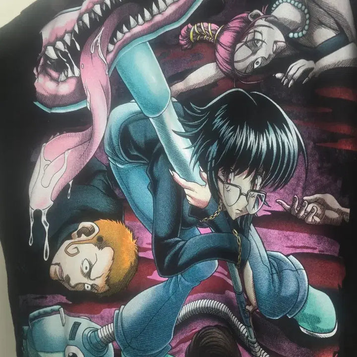 [BUNJANG] Hunter x Hunter Shizuku Large Silk Screen Printing T-Shirt XL / 헌터헌터 시즈크 실크스크린 대형 프린팅 xl