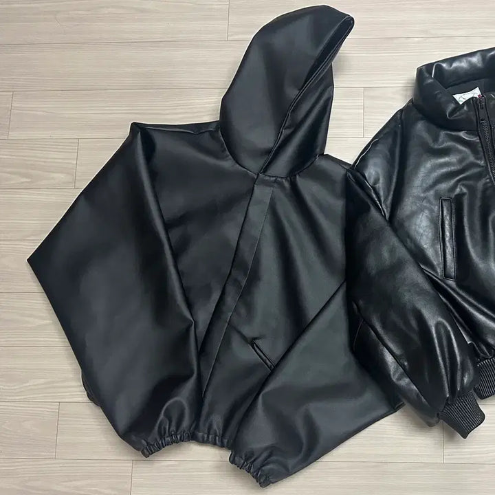 [BUNJANG] YZ Season JC-01 Leather Jacket Size 2 / 이지 시즌 JC-01 가죽 자켓 [2]