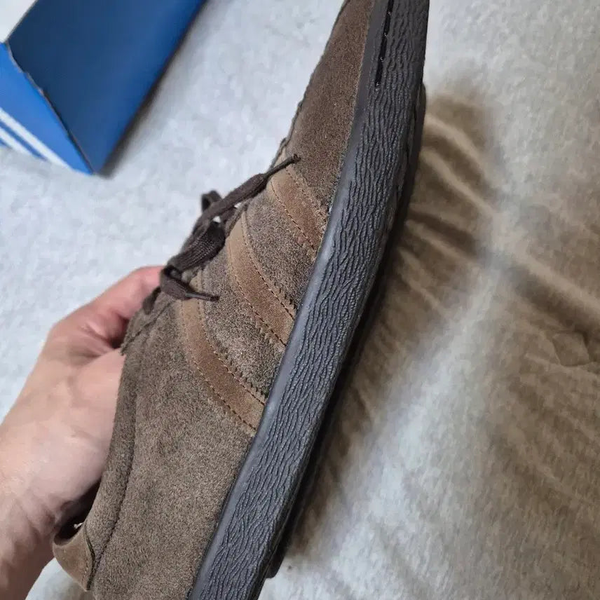 [BUNJANG] Adidas Tobacco Dark Brown Sneakers / 아디다스 토바코 다크 브라운 275