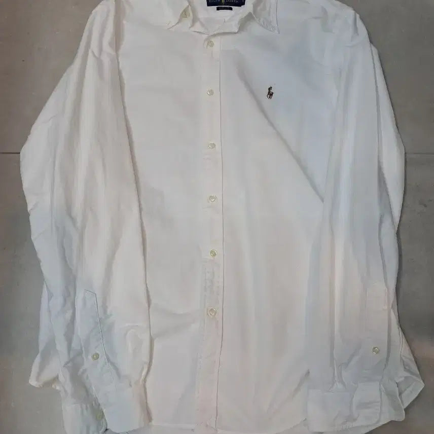 [BUNJANG] Polo Ralph Lauren Classic Fit White Shirt / 폴로 랄프로렌 클래식핏 화이트 셔츠