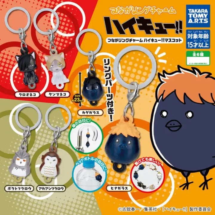 [BUNJANG] Haikyuu!! Animal Mezurushi Keyring Gacha Fukurodani Bokuto (Sealed) / 미개봉) 하이큐 애니멀 메지루시 키링 가챠 후쿠로다니 보쿠토