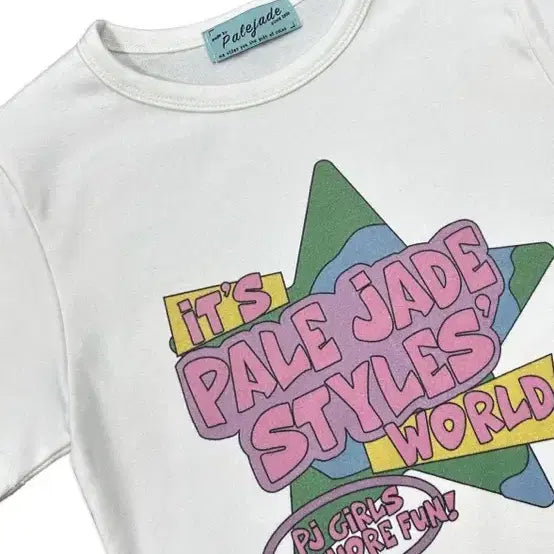 [BUNJANG] Fadedintoyou World Graphic Short Sleeve T-Shirt / 페일제이드 월드 그래픽 반팔 티셔츠