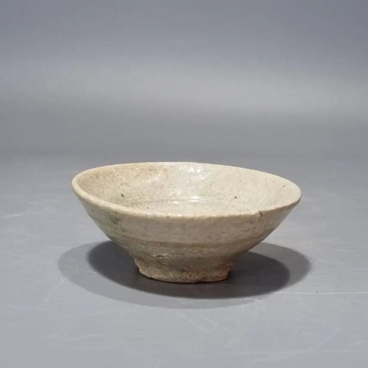 [BUNJANG] Joseon Dynasty Early Period Flat Tea Bowl / 조선초기 평다완. 지름 9.8 높이 4