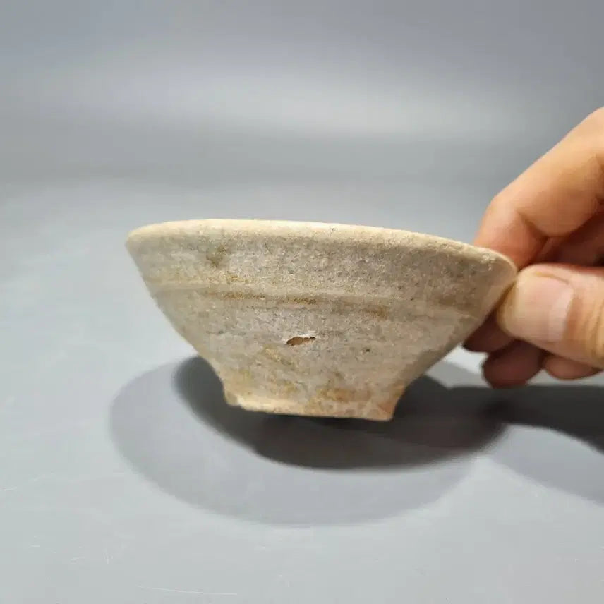 [BUNJANG] Joseon Dynasty Early Period Flat Tea Bowl / 조선초기 평다완. 지름 9.8 높이 4