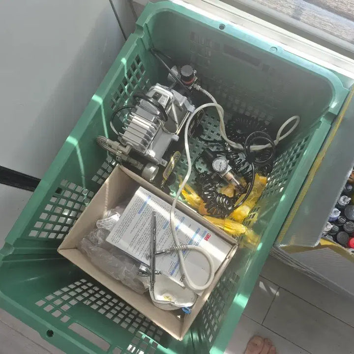 [BUNJANG] Ultimate Compressor, Airbrush, and Paint Dryer Set / 도색장비 정리합니다