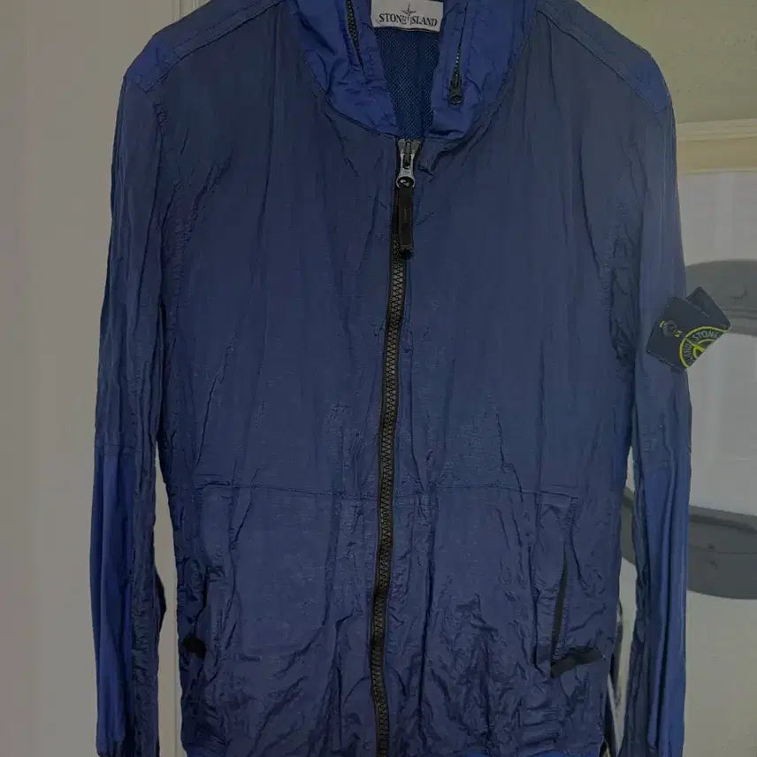 [BUNJANG] Stone Island Ripstop Jacket Navy / 스톤아일랜드 립스타 자켓 네이비