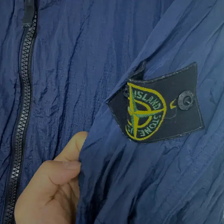 [BUNJANG] Stone Island Ripstop Jacket Navy / 스톤아일랜드 립스타 자켓 네이비