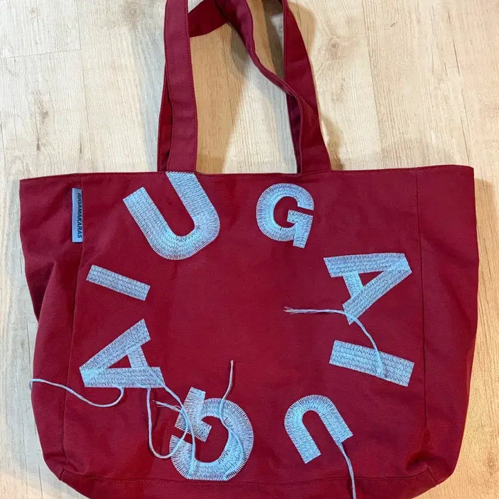 [BUNJANG] Lee Woo Gama Caras Shopper Bag Burgundy / 이우가마카라스 쇼퍼백 버건디