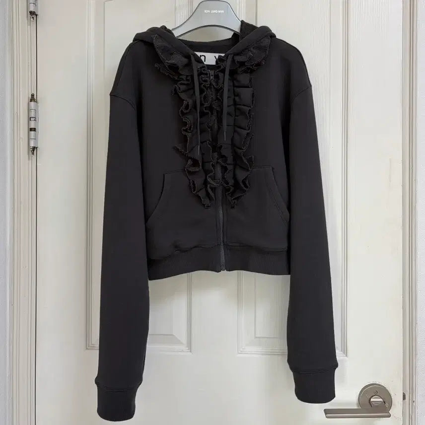[BUNJANG] Open YY Ruffle Hoodie - Size M / 오픈 와이와이 러플 후디 Msize