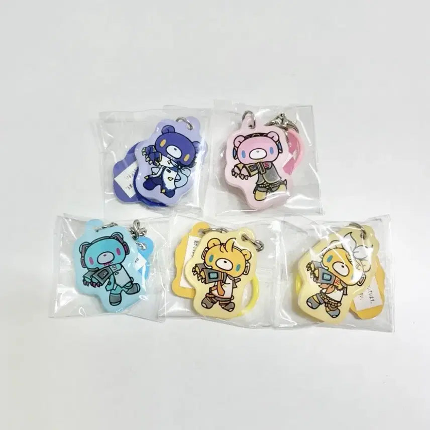 [SOLD OUT] 일괄)보컬로이드 글루미베어 키링 미쿠 린 렌 카이토 루카