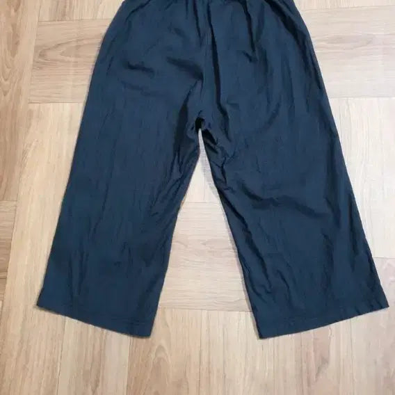 [BUNJANG] Black Wide Banding Pants (Size 55-66) / 검정 와이드 밴딩 팬츠 사이즈55~ 66