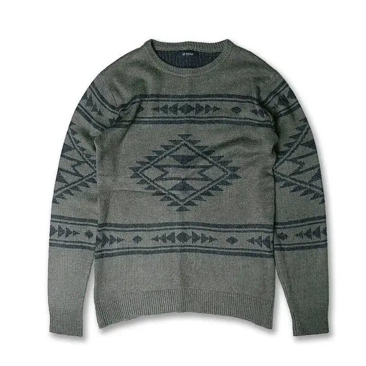 [BUNJANG] Nano Universe Ethnic Knit Sweater / 할인