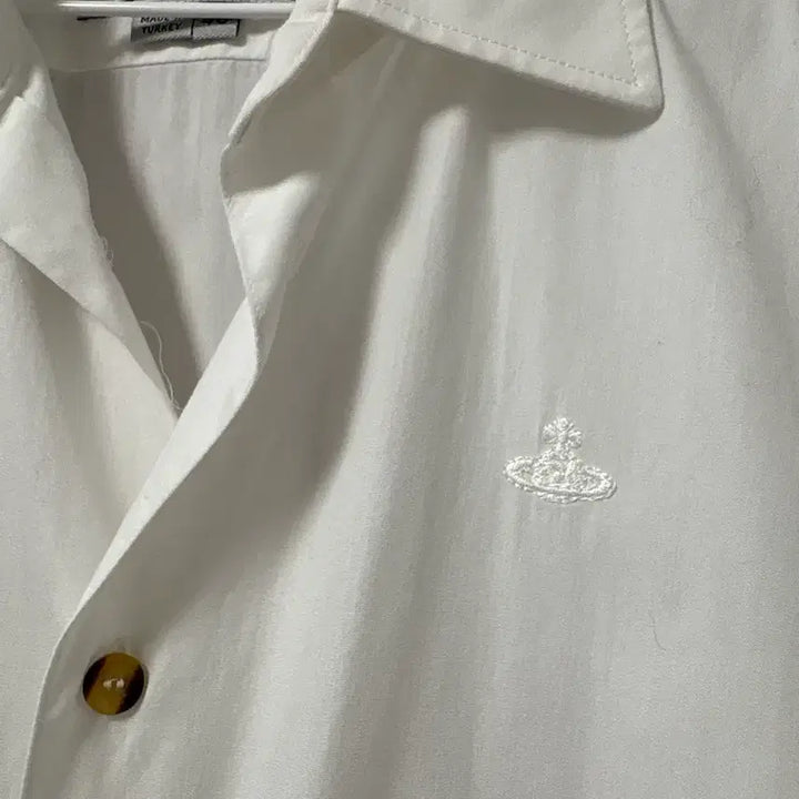 [BUNJANG] Vivienne Westwood Genuine White Cotton Shirt / 비비안웨스트우드 정품 화이트 셔츠
