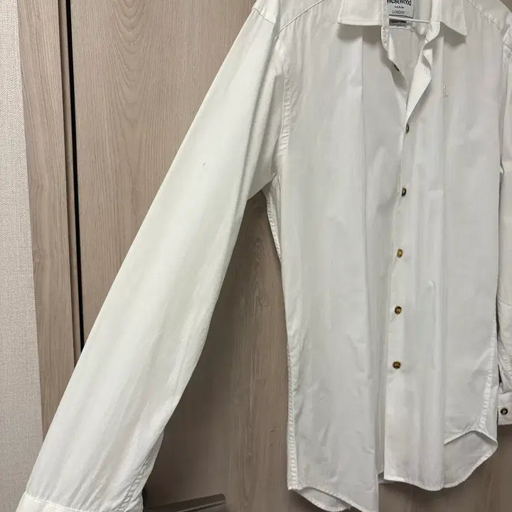 [BUNJANG] Vivienne Westwood Genuine White Cotton Shirt / 비비안웨스트우드 정품 화이트 셔츠