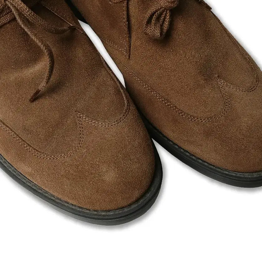 [BUNJANG] Cantarelli Italian Suede Wing-Tip Boots / 칸타렐리 [Cantarelli] 이태리 스웨이드 윙팁 부츠 가죽워커