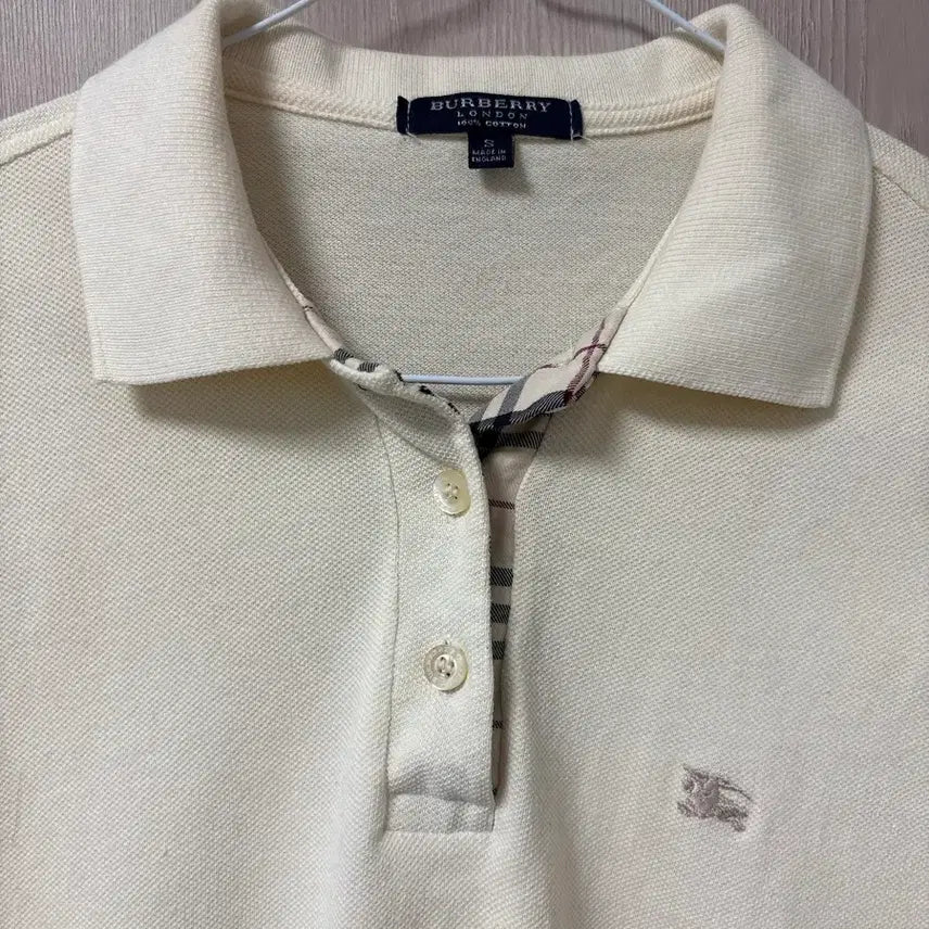 [BUNJANG] Burberry Cotton Polo Shirt / 버버리 정품 면카라티