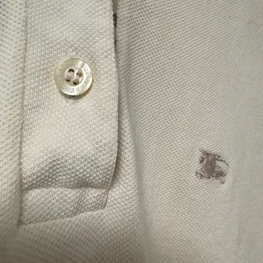 [BUNJANG] Burberry Cotton Polo Shirt / 버버리 정품 면카라티