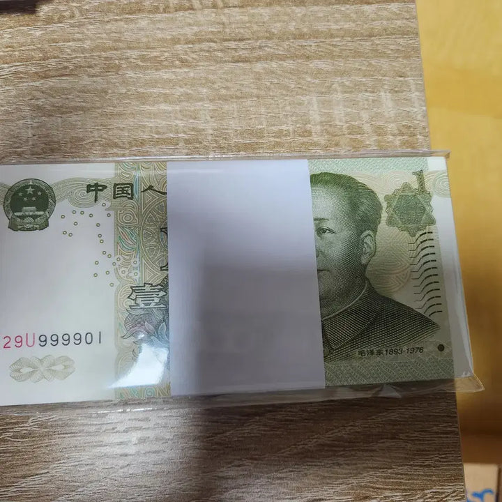 [BUNJANG] Chinese 1 Yuan Banknote Bundle / 밀리언중국지폐포함1위안다발