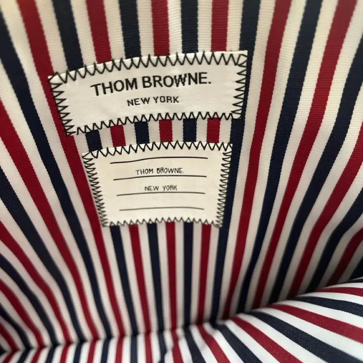 [BUNJANG] Thom Browne Black Leather Clutch Document Bag / 톰브라운 블랙 클러치