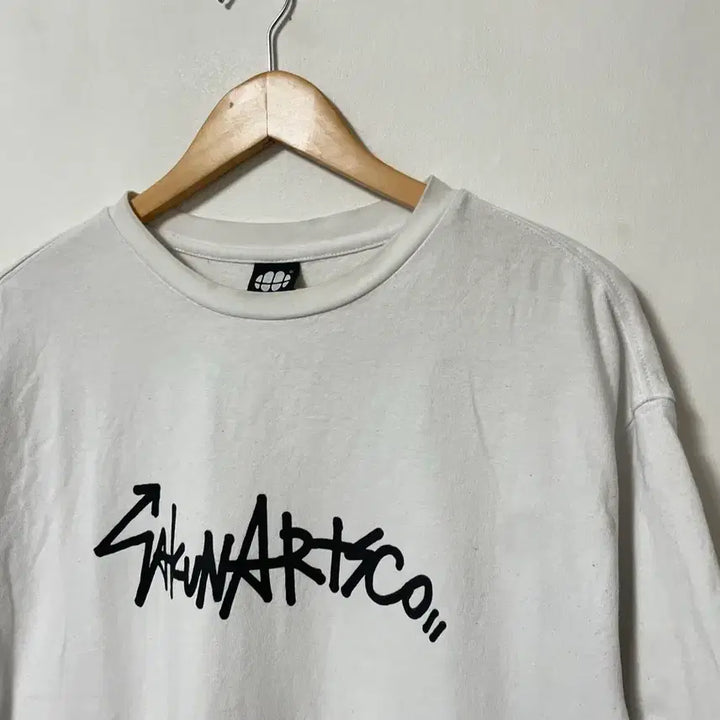 [BUNJANG] SAKUN Vintage Big Logo Loose Fit T-Shirt / 100-105 SAKUN 빈티지 빅로고 루즈핏 반팔티 정품