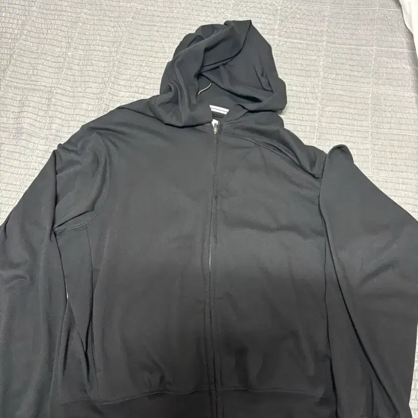 [BUNJANG] Asien Black Hoodie Zip-Up / 1)asien 후드집업 블랙 판매해요