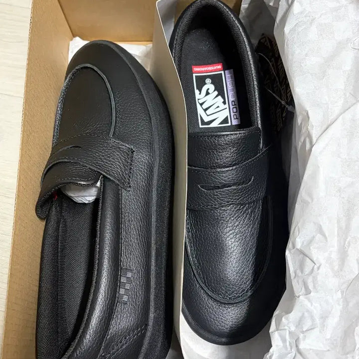 [BUNJANG] Vans Leather Skater Loafer Shoes 240 / (새상품)반스 레더 스케이트로퍼  240