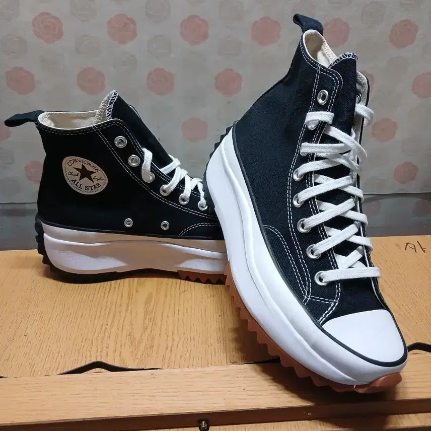 [SOLD OUT] 265 컨버스 런스타 하이크 블랙 하이(4384)
