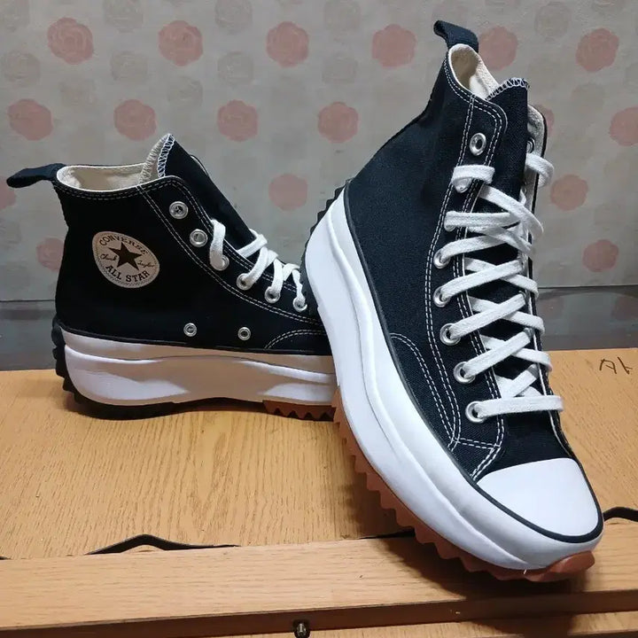 [SOLD OUT] 265 컨버스 런스타 하이크 블랙 하이(4384)