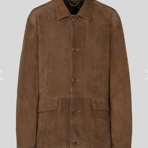 [SOLD OUT] 비이커 고트 스웨이드 웹 자켓 브라운 3