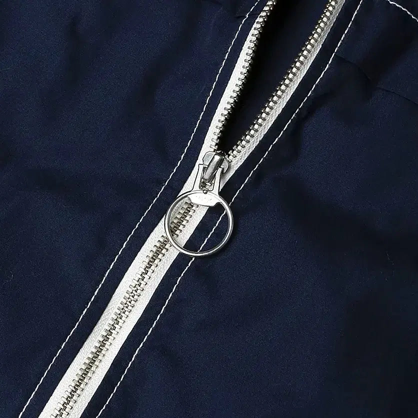 [BUNJANG] Green Label Relaxing White Stitch Navy Casual Jacket / 그린 라벨 릴렉싱 [Green Label Relaxing] 스티치 자켓