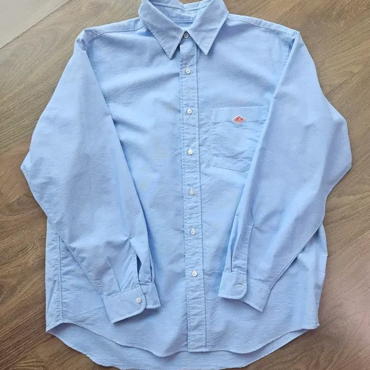[BUNJANG] BEAMS x DANTON COOLMAX Oxford Shirt Blue S / 빔즈x단톤 별주 COOLMAX 옥스포드 셔츠 블루 S사이즈