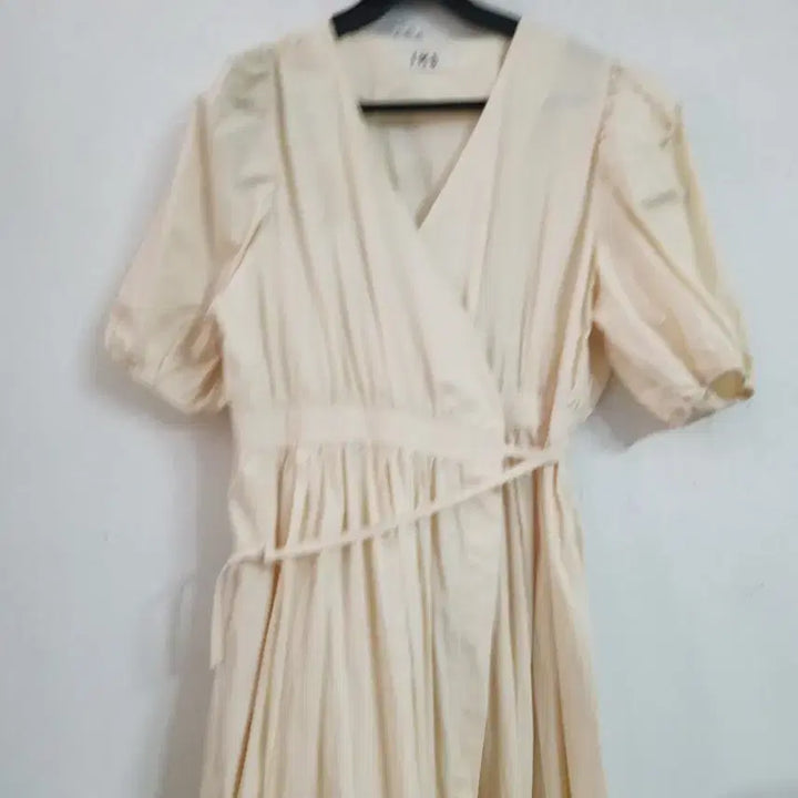 [BUNJANG] IMS Wrap Long Dress Ivory / IMS 랩 원피스 아이보리 롱 원피스