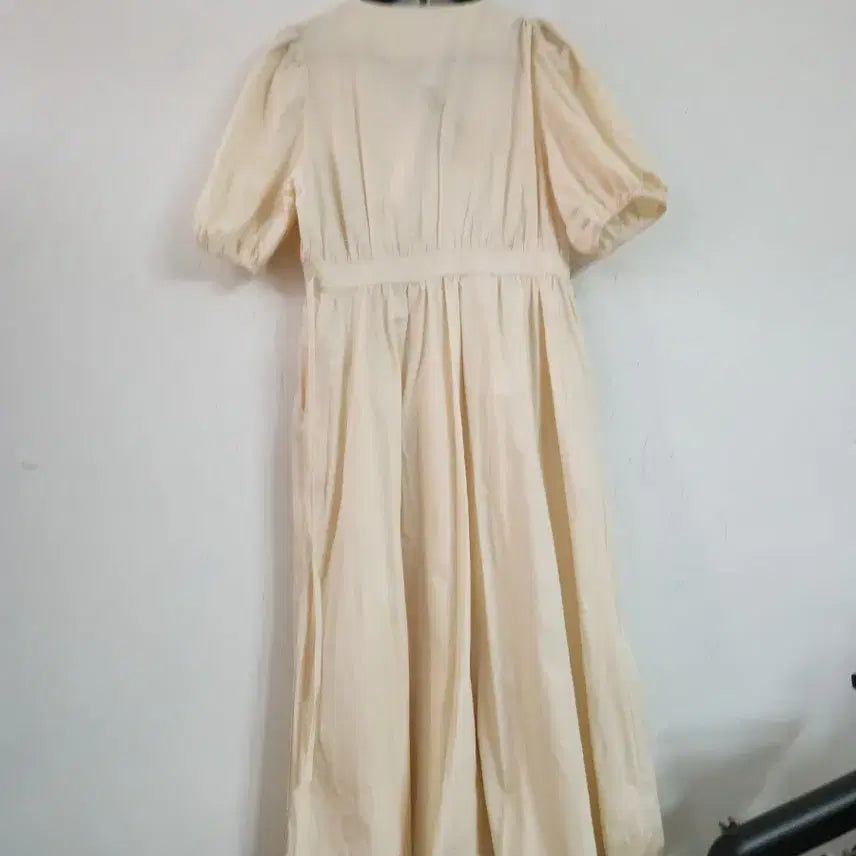 [BUNJANG] IMS Wrap Long Dress Ivory / IMS 랩 원피스 아이보리 롱 원피스
