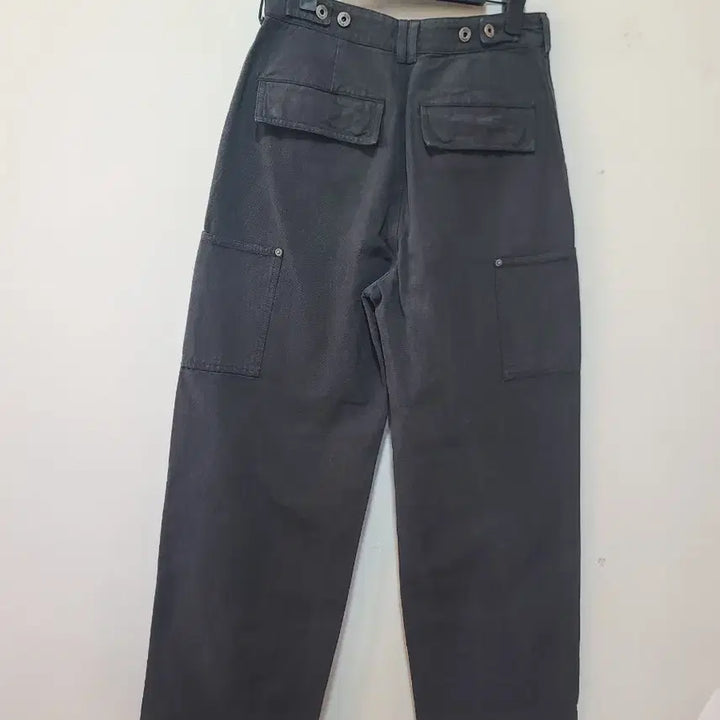 [BUNJANG] COOR Charcoal Grey Wide Cargo Pants / 쿠어 챠콜 그레이 와이드 카고 팬츠