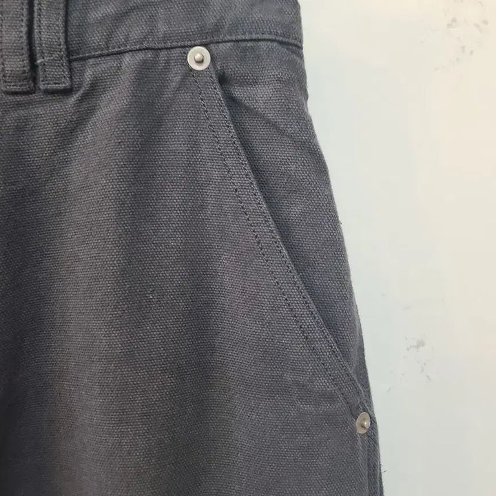 [BUNJANG] COOR Charcoal Grey Wide Cargo Pants / 쿠어 챠콜 그레이 와이드 카고 팬츠