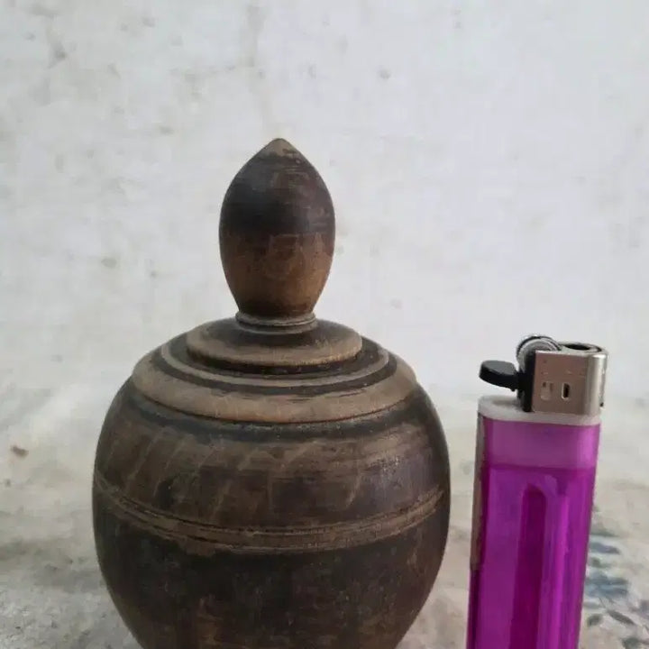 [BUNJANG] 100-Year Old Wooden Tea Caddy / 100년세월의 나무 차통