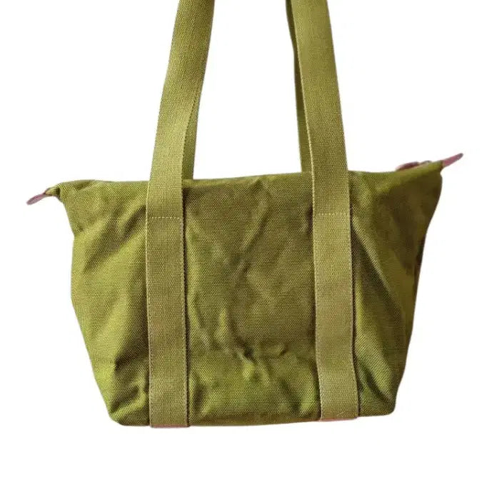 [BUNJANG] Tommy Hilfiger Green &amp; Pink Vintage Canvas Shoulder Bag / 타미힐피거 그린 &amp; 핑크 핸드백- 빈티지 캔버스 숄더백