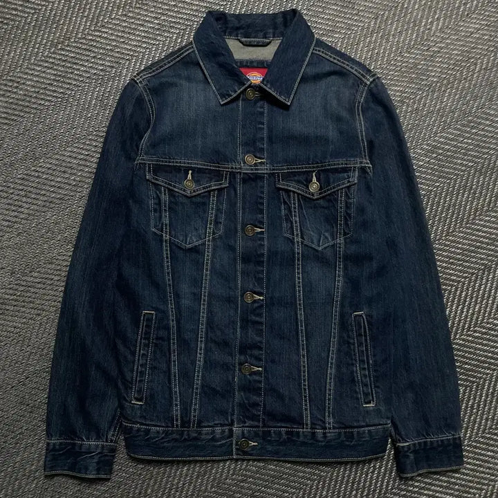 [BUNJANG] Dickies USA Indigo Denim Trucker Jacket / 디키즈 USA 인디고 데님 트러커 자켓o 5540