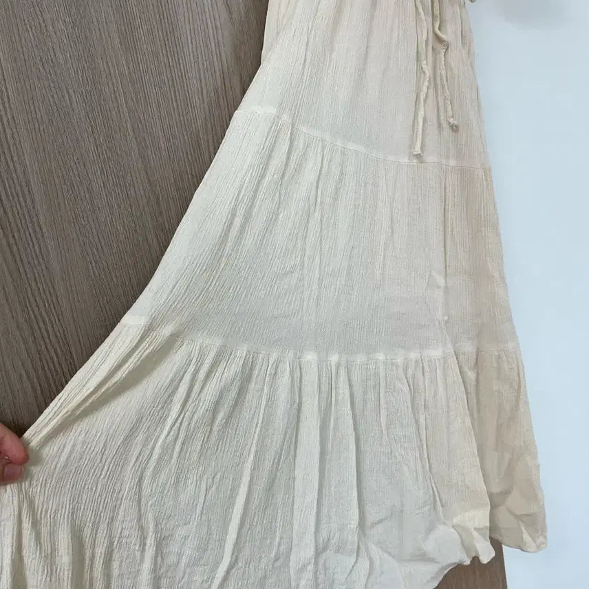 [BUNJANG] Lucina Ivory Long Dress / Lucina 루시나 아이보리 롱 원피스