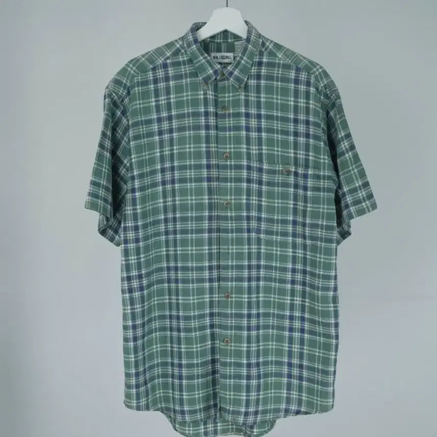 [BUNJANG] J.RIGGINGS Vintage Check Short Sleeve Shirt / J.RIGGINGS 빈티지 체크 반팔 셔츠
