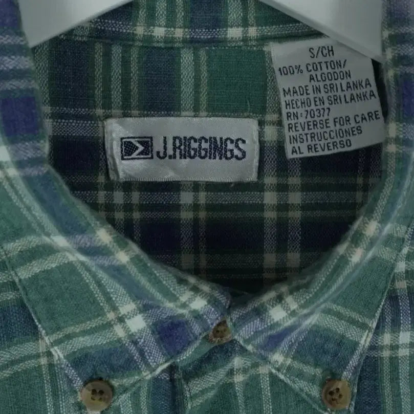 [BUNJANG] J.RIGGINGS Vintage Check Short Sleeve Shirt / J.RIGGINGS 빈티지 체크 반팔 셔츠