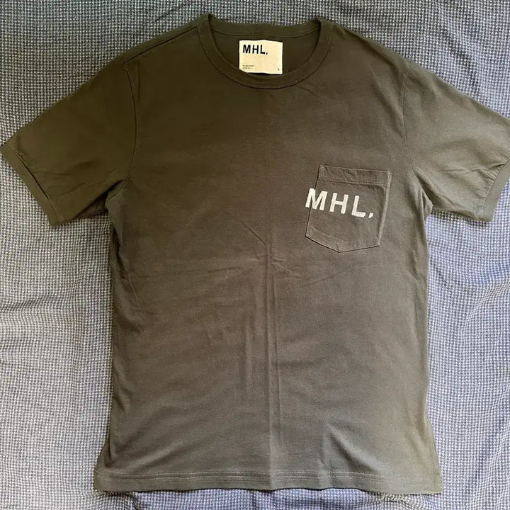[BUNJANG] Margaret Howell Short Sleeve T-Shirt Charcoal / MHL 마가렛호웰 반팔 티셔츠 차콜